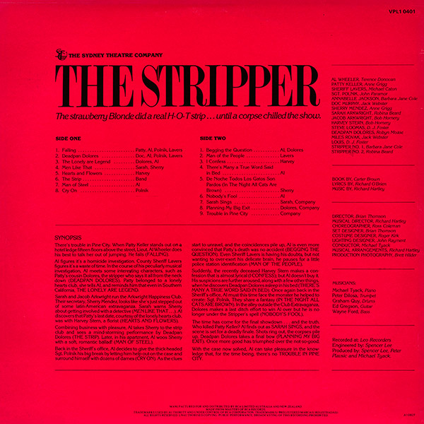 The Stripper LP Rear Cover