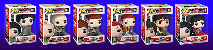 Funko Pops! in their boxes