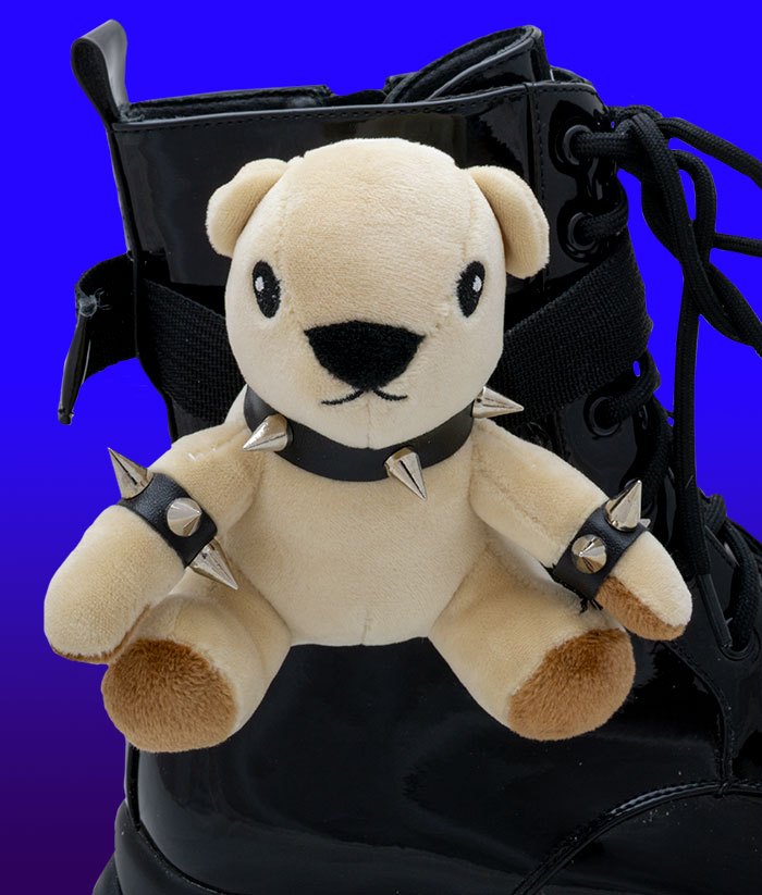Koi Footwear - Eddies Teddy Platform Spiked Boots