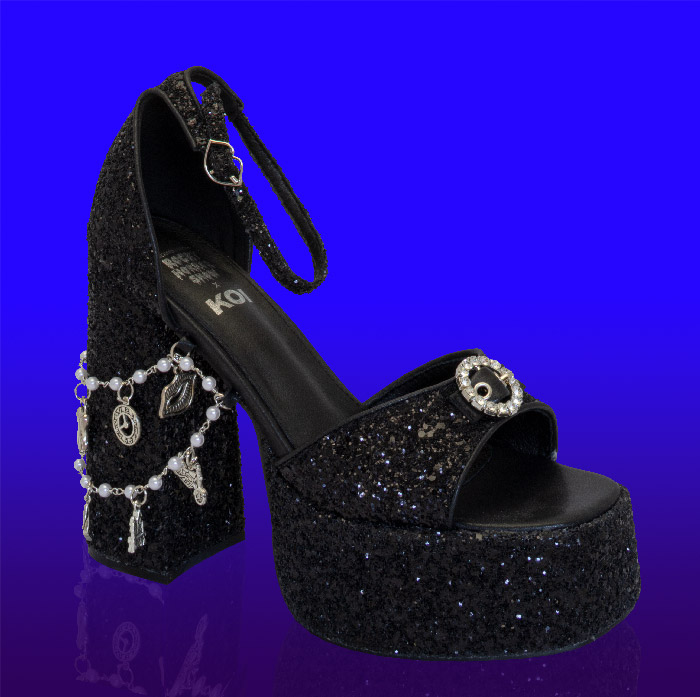 Koi Footwear - Frank N Furter Charm Heels