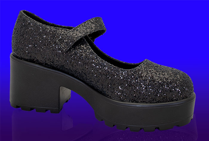 Koi Footwear - Glitter Mary Janes Columbia Solo Edition