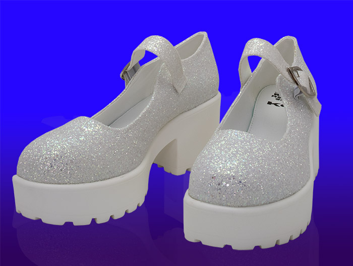 Koi Footwear - Glitter Mary Janes Damn it Janet! Edition