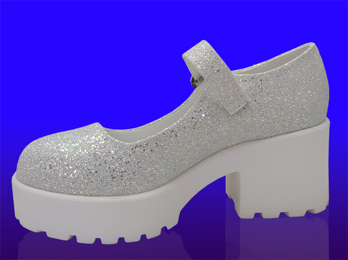 Koi Footwear - Glitter Mary Janes Damn it Janet! Edition