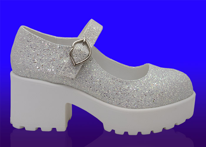 Koi Footwear - Glitter Mary Janes Damn it Janet! Edition