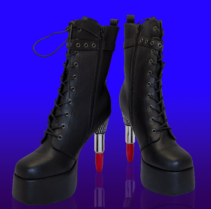 Koi Footwear - Thrill Me Lipstick Heeled Boots