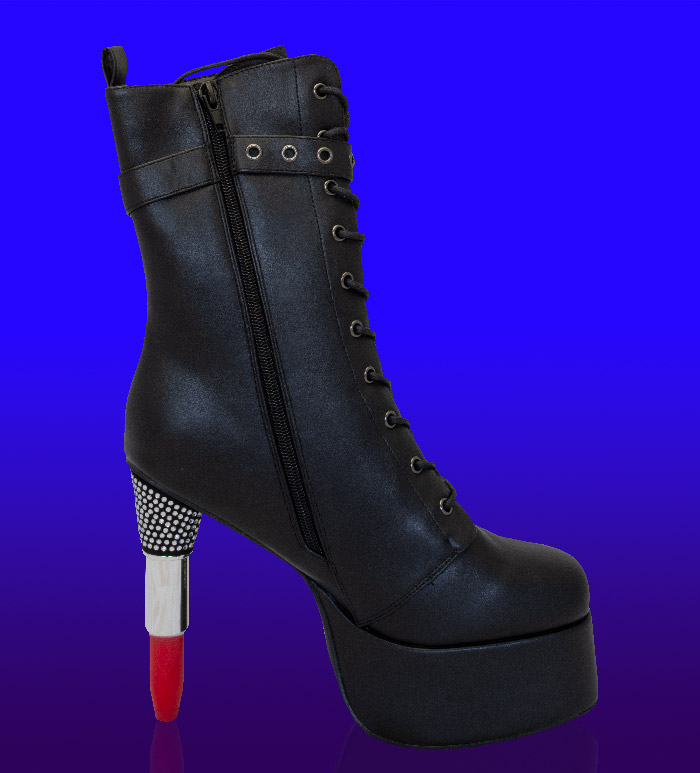 Koi Footwear - Thrill Me Lipstick Heeled Boots