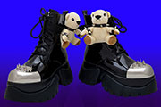 Eddies Teddy Platform Spiked Boots