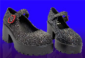 Glitter Mary Janes Columbia Solo Edition