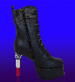 Thrill Me Lipstick Heeled Boots