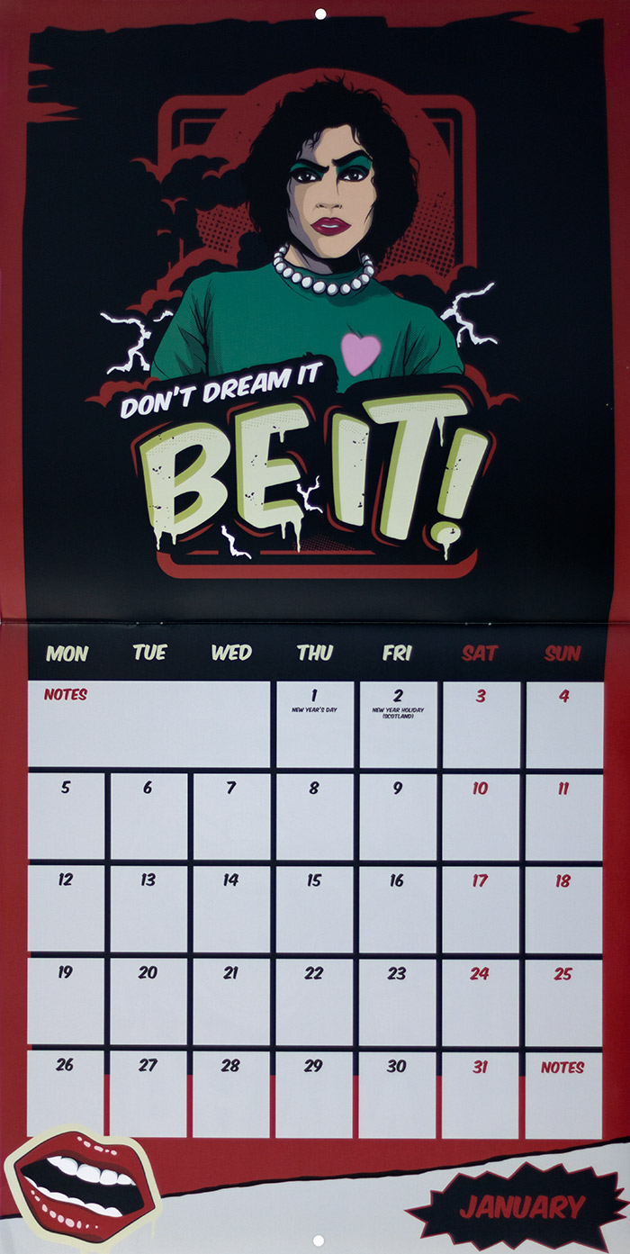 Rocky Horror Show Calendar 2026